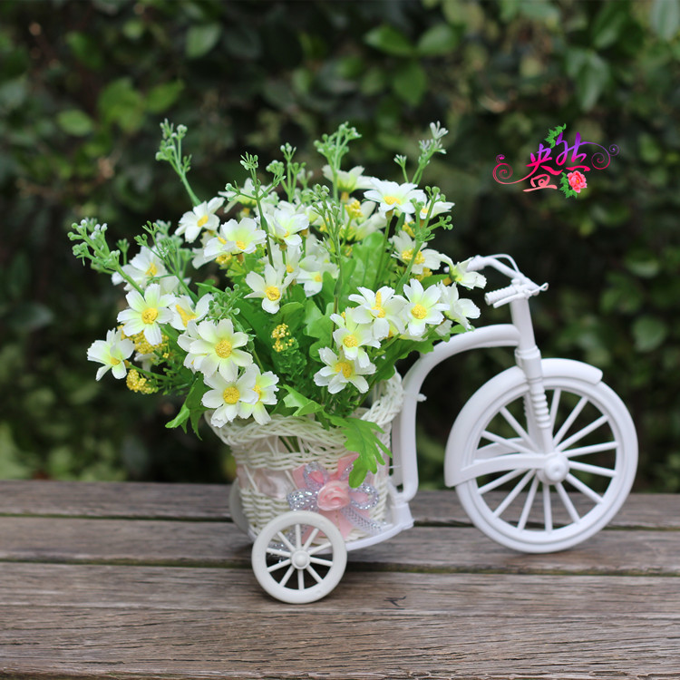 Artificial Flower Small Float Set Bicycle Woven Flower Basket Fake Flower Diamond Rose Wholesale Flower Ceiling Artificial Flower Small Float Set Bicycle Woven Flower Basket Fake Flower Diamond Rose Wholesale Flower Ceiling