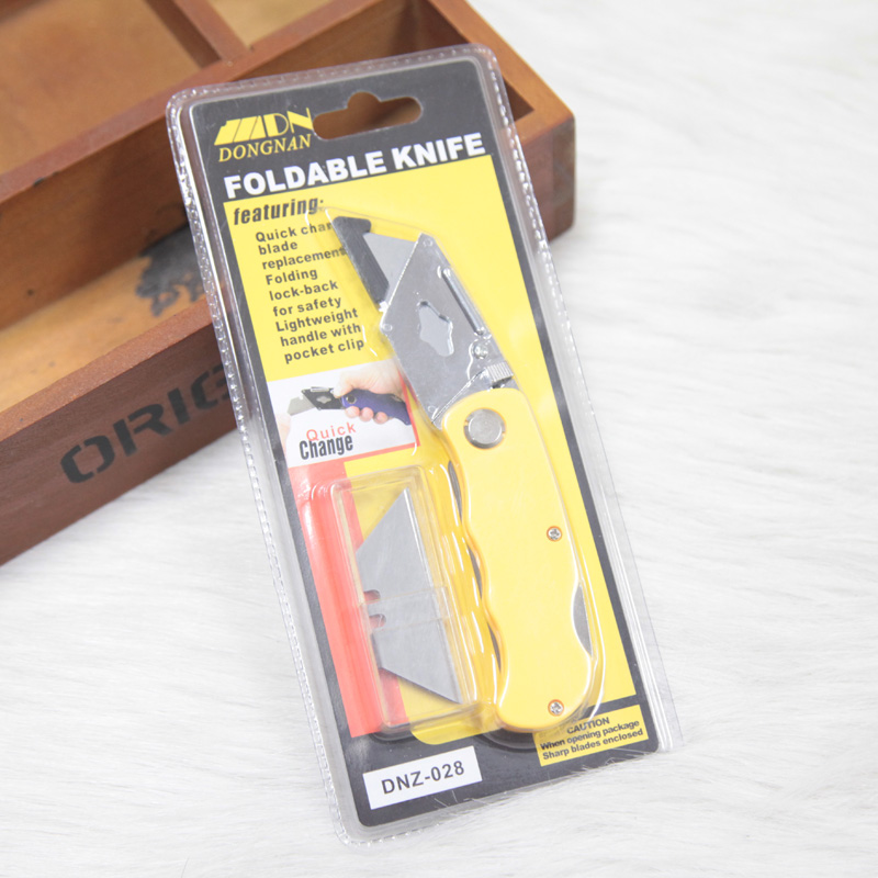 Folding Utility Knife Aluminum Alloy Wallpaper Blade Wallpaper Knife Carpet Cutter Knife