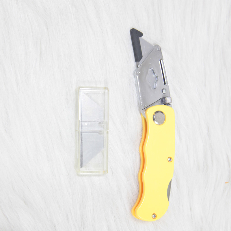 Folding Utility Knife Aluminum Alloy Wallpaper Blade Wallpaper Knife Carpet Cutter Knife