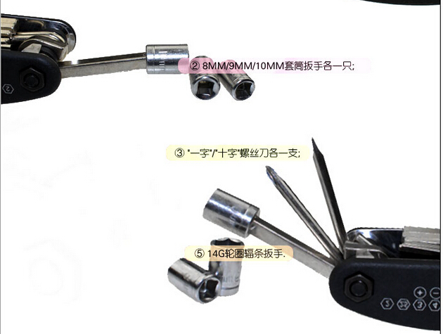 Bicycle repair tool kit Bicycle repair tool kit