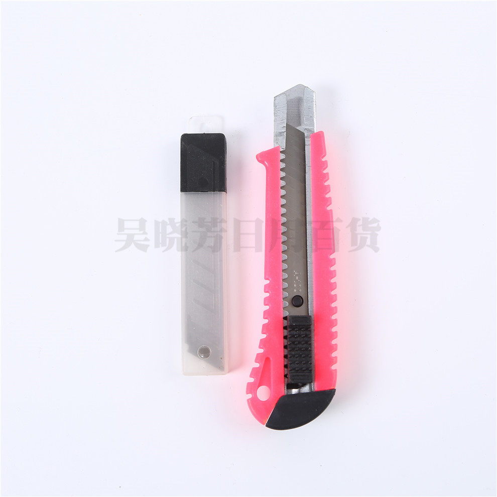 Plastic Art Knife Practical Sharp Paper Cutter Box Opener Metal Utility Knife Paper Cutting Knife