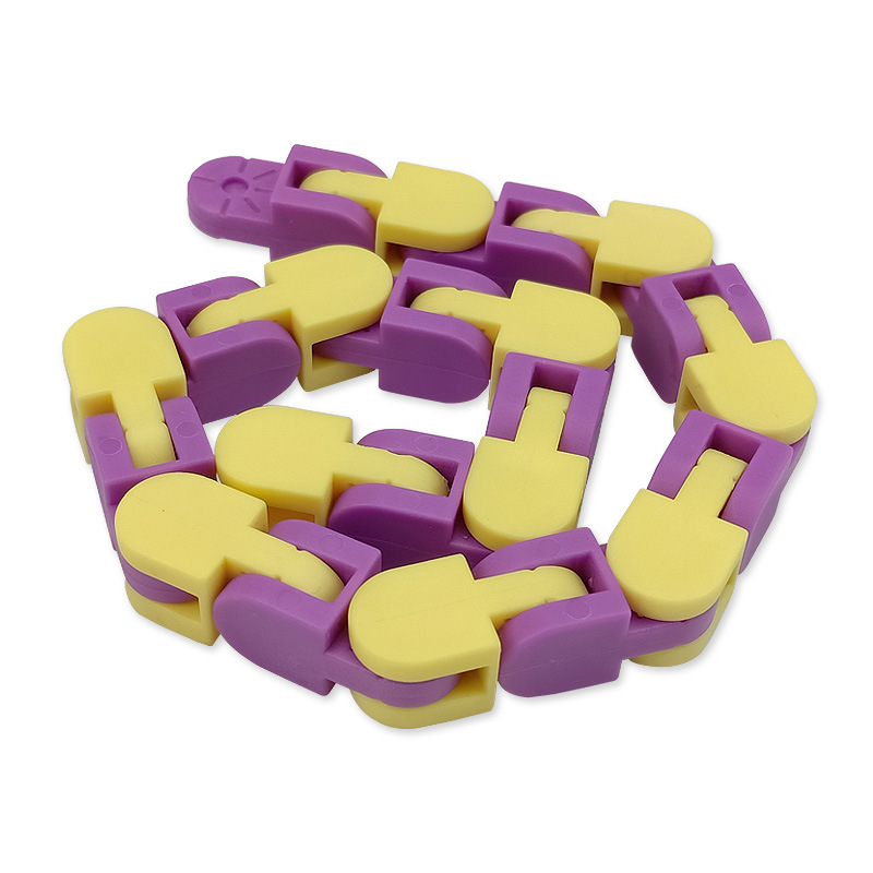 Cross-Border Products 24-Section Bicycle Track Chain Wackytrack Fluid Bracelet Bone Joint Vent Toy Cross-Border Products 24-Section Bicycle Track Chain Wackytrack Fluid Bracelet Bone Joint Vent Toy