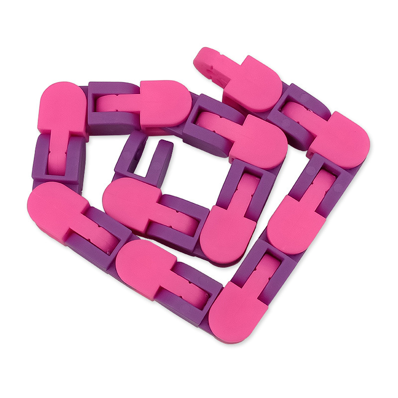 Cross-Border Products 24-Section Bicycle Track Chain Wackytrack Fluid Bracelet Bone Joint Vent Toy Cross-Border Products 24-Section Bicycle Track Chain Wackytrack Fluid Bracelet Bone Joint Vent Toy