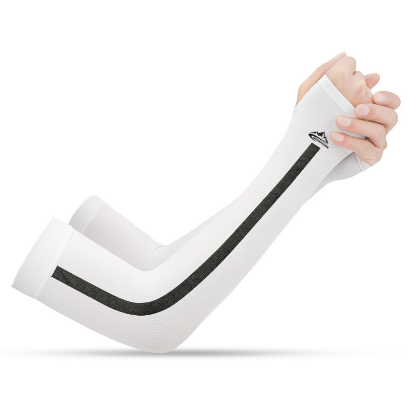 New Men and Women Summer Viscose Fiber Sun-Protection Oversleeves Outdoor Travel Bicycle Riding Sports Sun-Proof Arm Sleeves