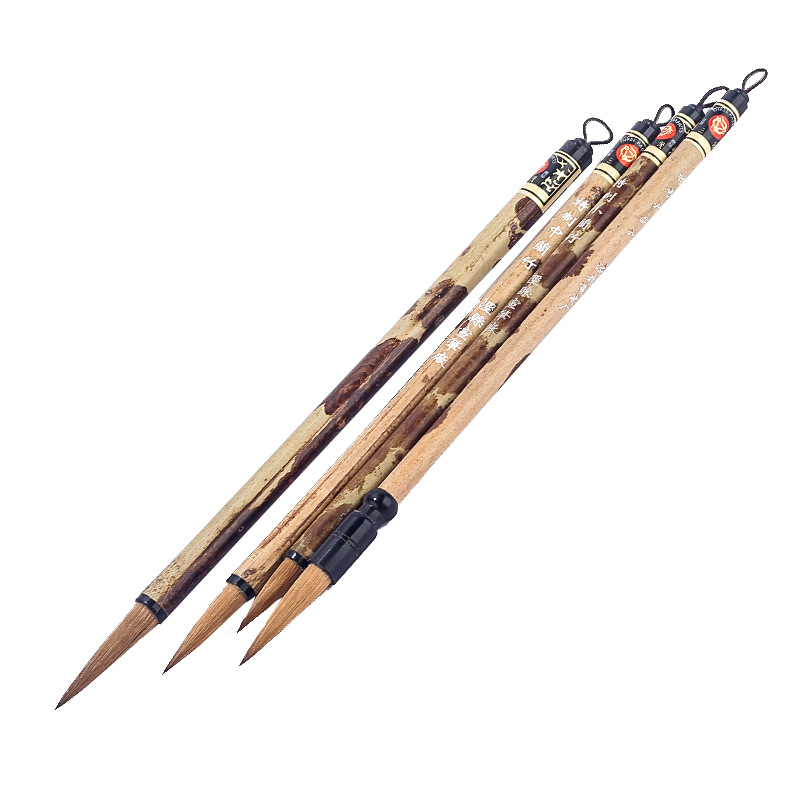 Jing County, Anhui Historic Site Hall Calligraphy Brush Authentic Santu Brand Writing Brush Special Large Orchid Bamboo