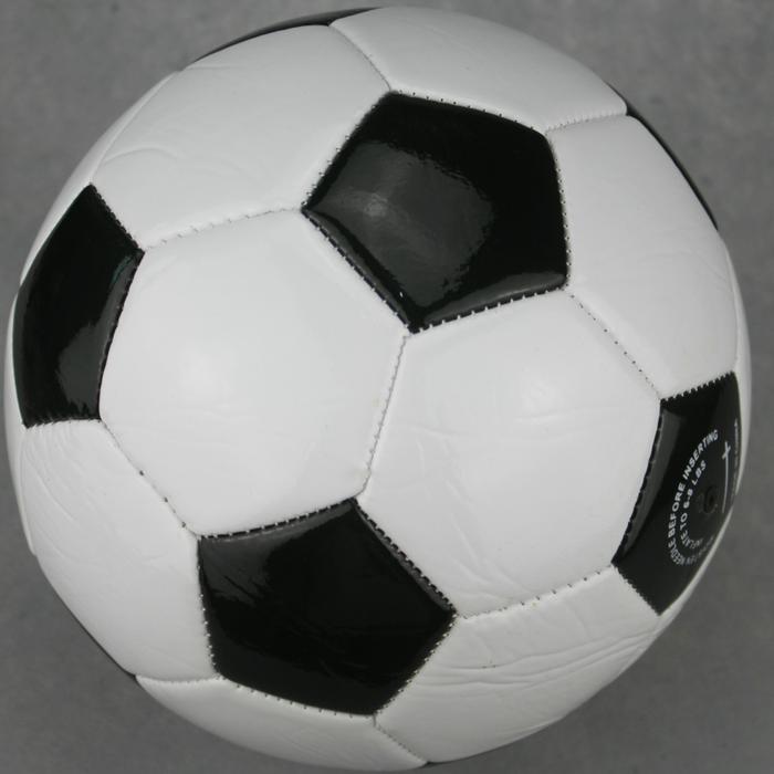 No.4 classic black and white block football youth soccer machine sewing football