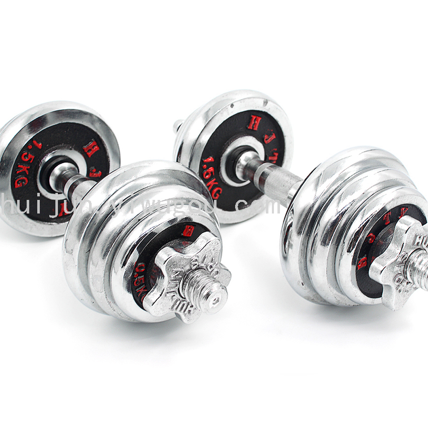 Colorful Electroplating Dumbbells Men's Barbell Hand Bell Home Fitness Equipment Colorful Electroplating Dumbbells Men's Barbell Hand Bell Home Fitness Equipment