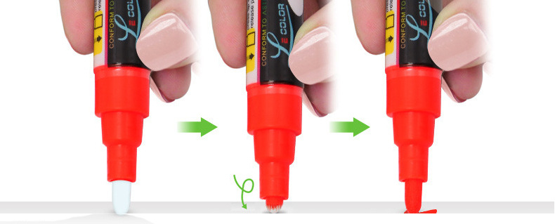 Blackboard Special Highlighter LED Electronic Board Luminous Pen Glass Plate Liquid Writing Pen a Set of Eight-Color Brush