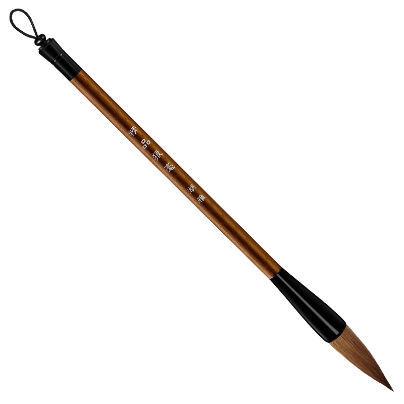 Wholesale Writing Brush Made of Weasel&#039;s Hair Doubled Both with Goat&#039;s Hair Gel Ink Pen Calligraphy Materials Regular Script Regular Script in Medium and Large Characters Beginner Practice Calligraphy