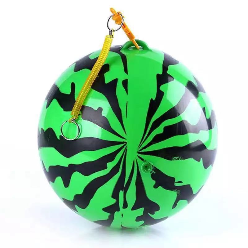 SOURCE Factory 22cm Training Exercise Belt Chain Football Children PVC Inflatable Toy Kindergarten Watermelon Pat Ball SOURCE Factory 22cm Training Exercise Belt Chain Football Children PVC Inflatable Toy Kindergarten Watermelon Pat Ball
