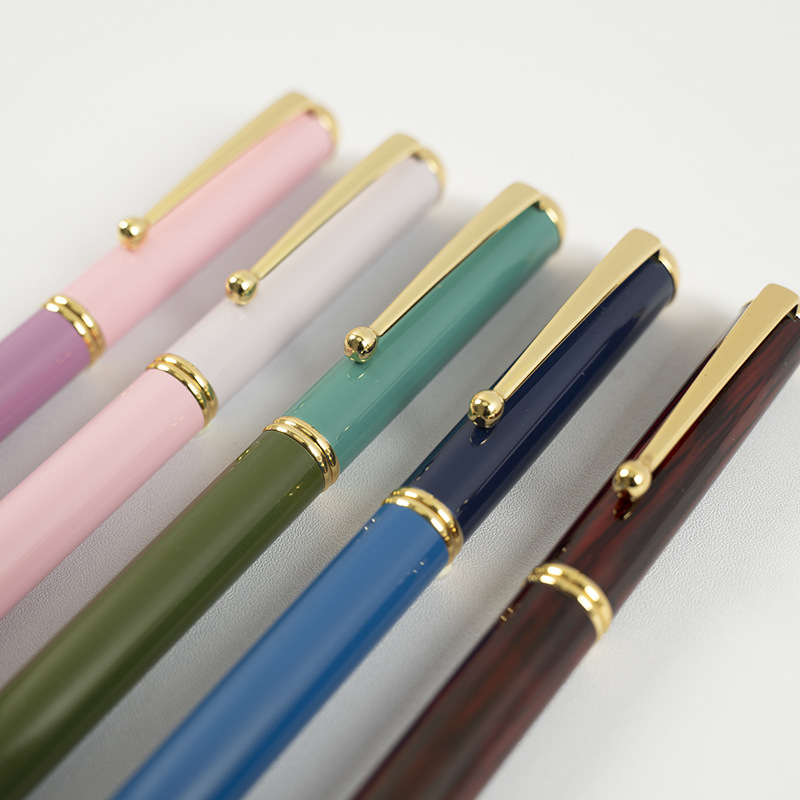 Portable Pen-Type Writing Brush Regular Script in Small Characters Calligraphy Copy Scripture Wolf Hair Brush with Copybook Set Can Add Ink Beautiful Soft Pen to Send on Behalf