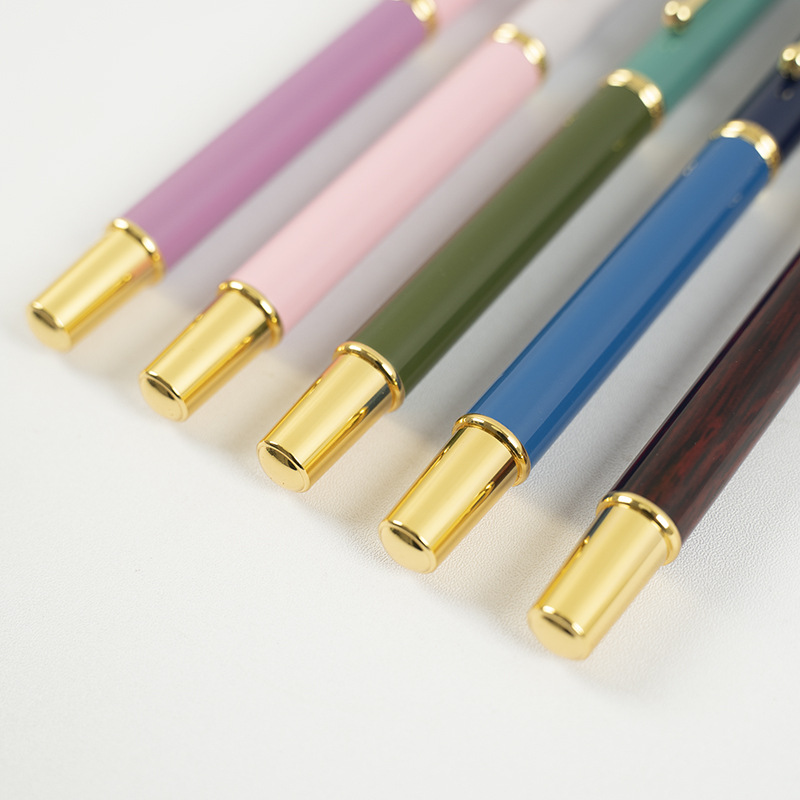 Portable Pen-Type Writing Brush Regular Script in Small Characters Calligraphy Copy Scripture Wolf Hair Brush with Copybook Set Can Add Ink Beautiful Soft Pen to Send on Behalf