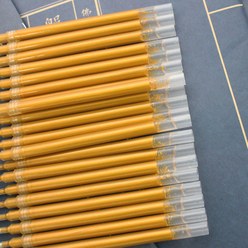 Gold Writing Brush Refill Is Divided into 5.5mm Inner Hole and 5.0mm 0.7 Pen Head Special for Copying Scriptures