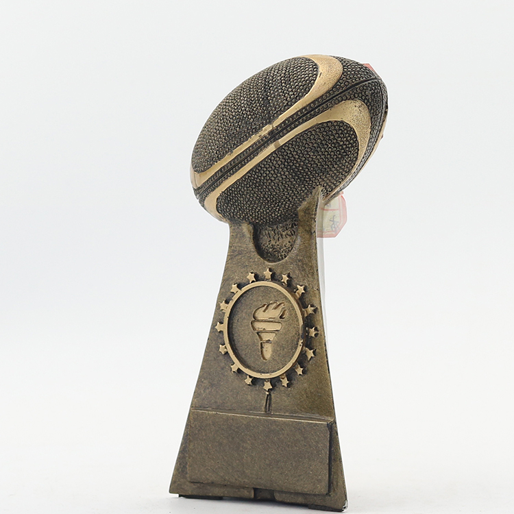 New resin rugby cup man trophy metal medal custom factory direct crafts 1965