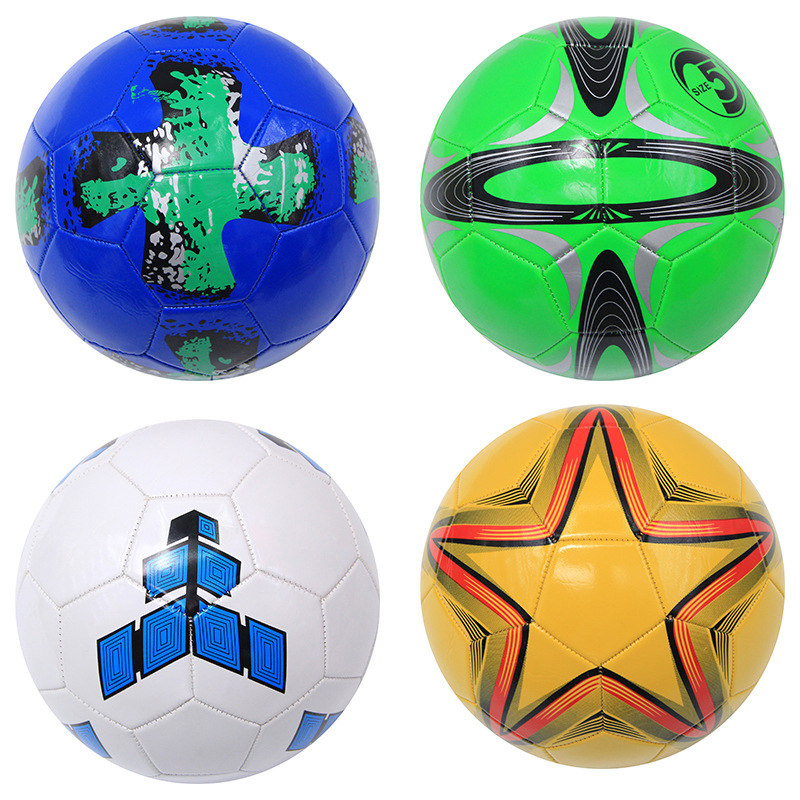 Manufacturers Supply Pvc5 No. 4 Standard Football Sporting Goods Youth Children&#039;s Genuine Leather Campus Training Football