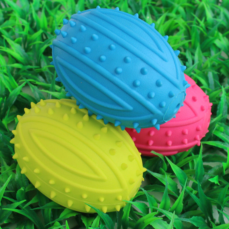 Pet TPR Rubber Toy Sounding Rugby Belt Whistle Molar Gnawing Dog Toy Teddy/Golden Retriever Toy Pet TPR Rubber Toy Sounding Rugby Belt Whistle Molar Gnawing Dog Toy Teddy/Golden Retriever Toy