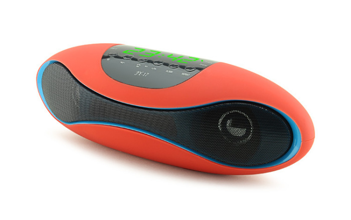 New Rugby Super large-screen Bluetooth sound card with NFC capabilities radio APP alarm clock New Rugby Super large-screen Bluetooth sound card with NFC capabilities radio APP alarm clock