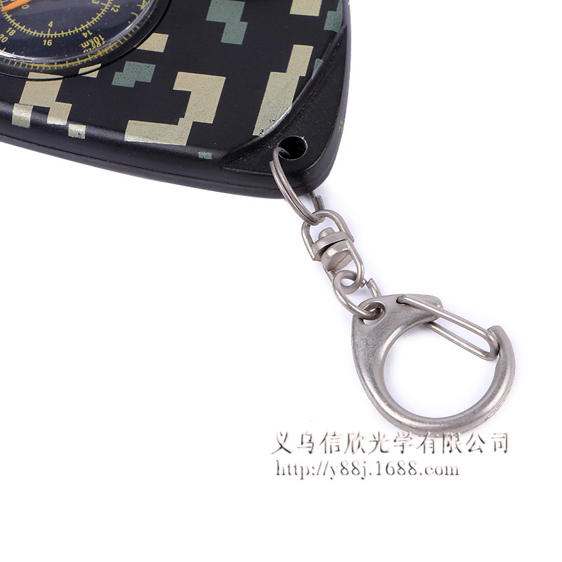 Keychain Compass Camping Mountaineering Outdoor Compass New Multi-Purpose Compass with Map Measurement Function