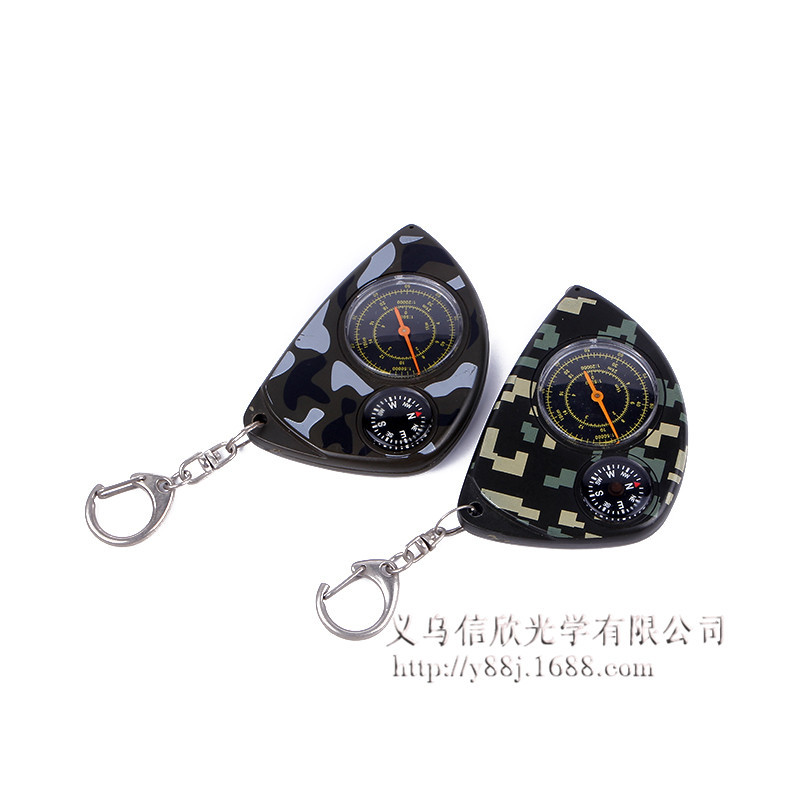 Keychain Compass Camping Mountaineering Outdoor Compass New Multi-Purpose Compass with Map Measurement Function Keychain Compass Camping Mountaineering Outdoor Compass New Multi-Purpose Compass with Map Measurement Function