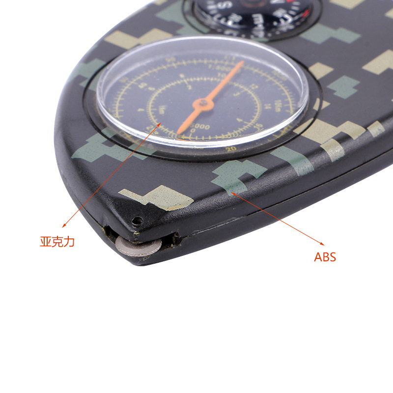 Keychain Compass Camping Mountaineering Outdoor Compass New Multi-Purpose Compass with Map Measurement Function Keychain Compass Camping Mountaineering Outdoor Compass New Multi-Purpose Compass with Map Measurement Function