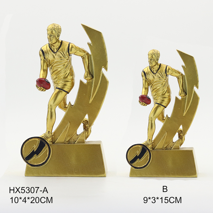 New resin rugby cup, person trophy, metal medal, custom factory direct selling arts and crafts 5307 New resin rugby cup, person trophy, metal medal, custom factory direct selling arts and crafts 5307