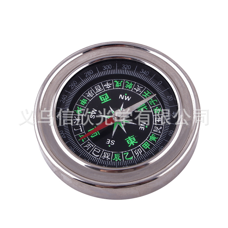 High Quality Metal Compass Stainless Steel Shell Outdoor Compass 75mm Portable Mini Compass Needle Wholesale High Quality Metal Compass Stainless Steel Shell Outdoor Compass 75mm Portable Mini Compass Needle Wholesale