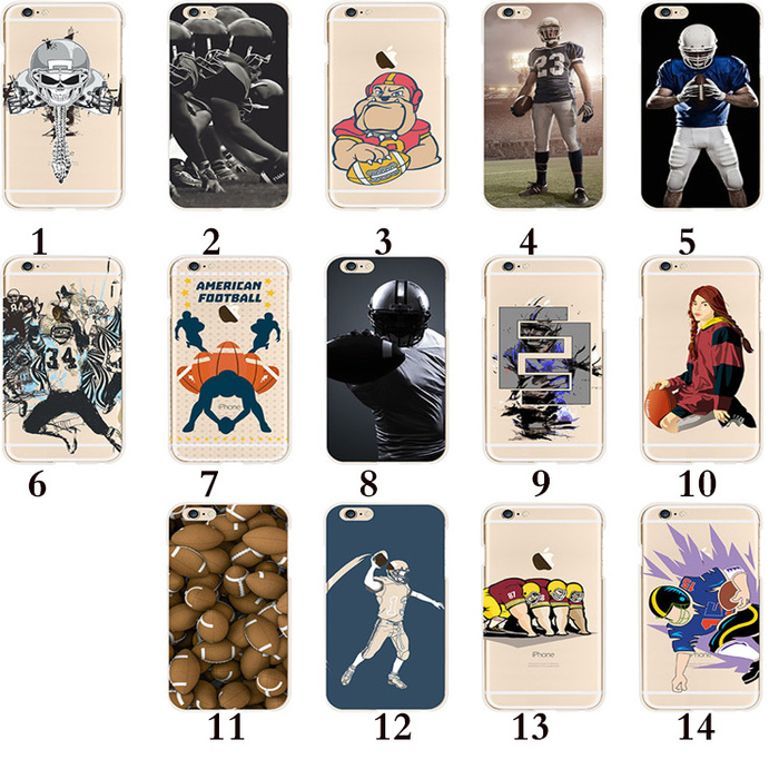 IPhone6 mobile phone shell creative apple 6/6s Rugby transparent protective cover IPhone6 mobile phone shell creative apple 6/6s Rugby transparent protective cover