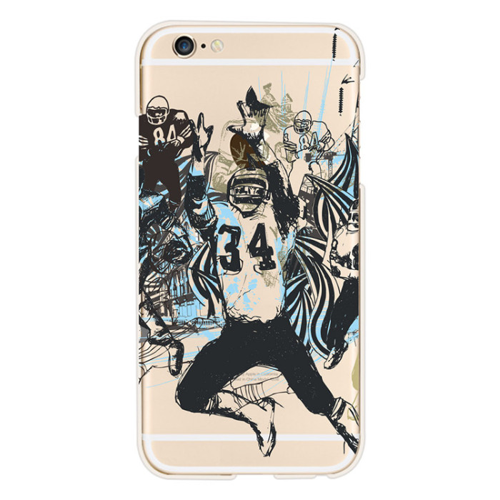 IPhone6 mobile phone shell creative apple 6/6s Rugby transparent protective cover IPhone6 mobile phone shell creative apple 6/6s Rugby transparent protective cover