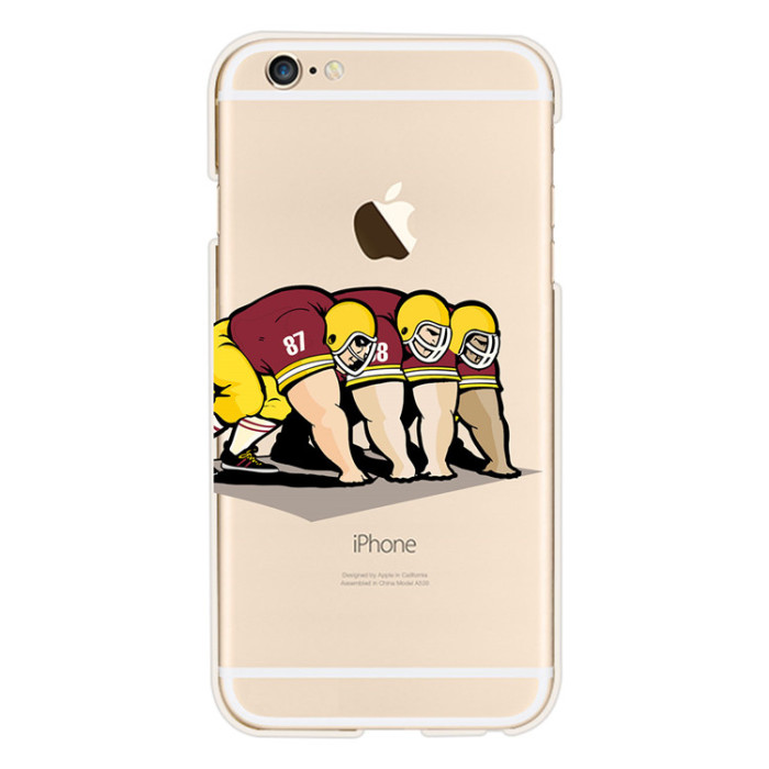 IPhone6 mobile phone shell creative apple 6/6s Rugby transparent protective cover IPhone6 mobile phone shell creative apple 6/6s Rugby transparent protective cover