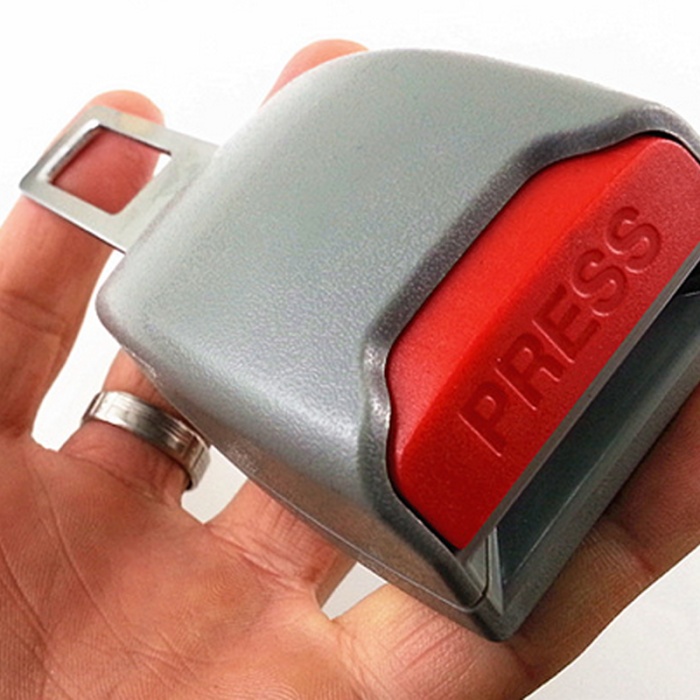 Auto multi function plug in safety belt buckle seat belt plug car seat belt clip