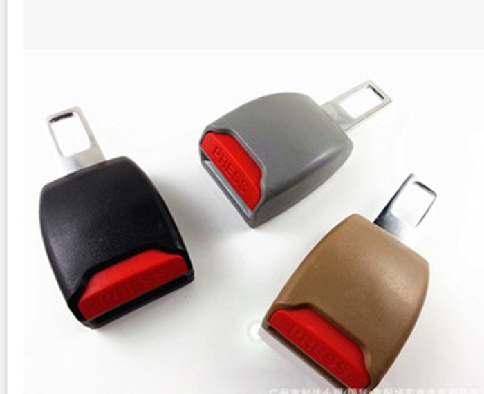 Auto multi function plug in safety belt buckle seat belt plug car seat belt clip