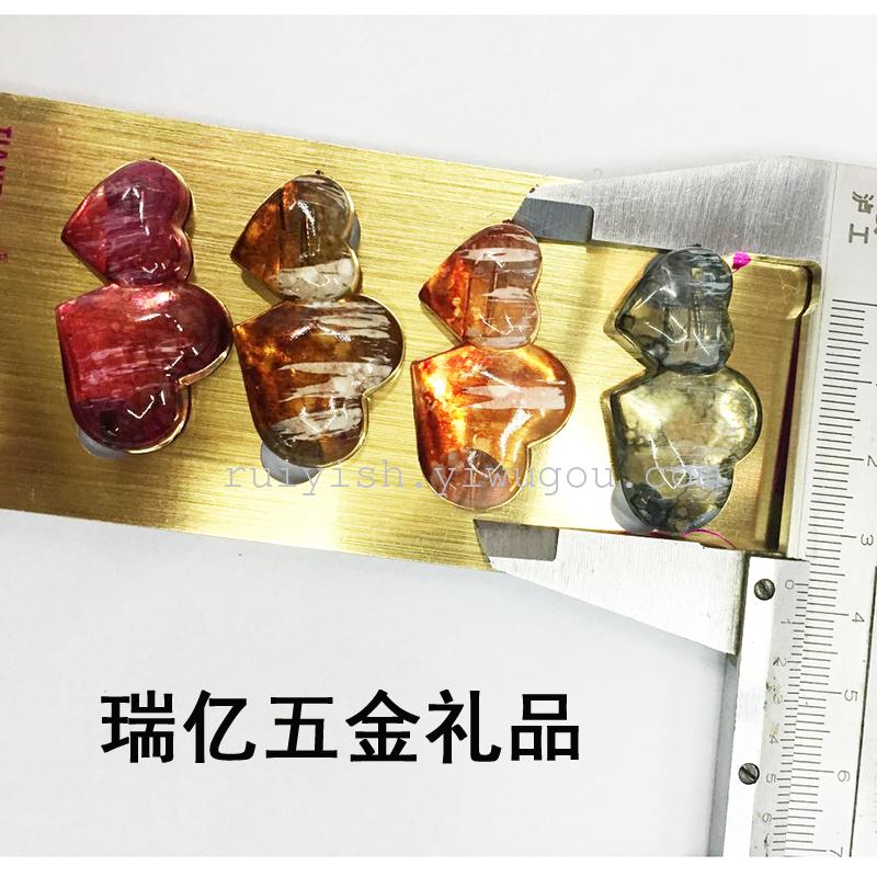 Popular Plastic Love Heart-Shaped Scarf Buckle Safety Pin Plastic Brooch Variety Muslim Kerchief Pin Scarf Buckle