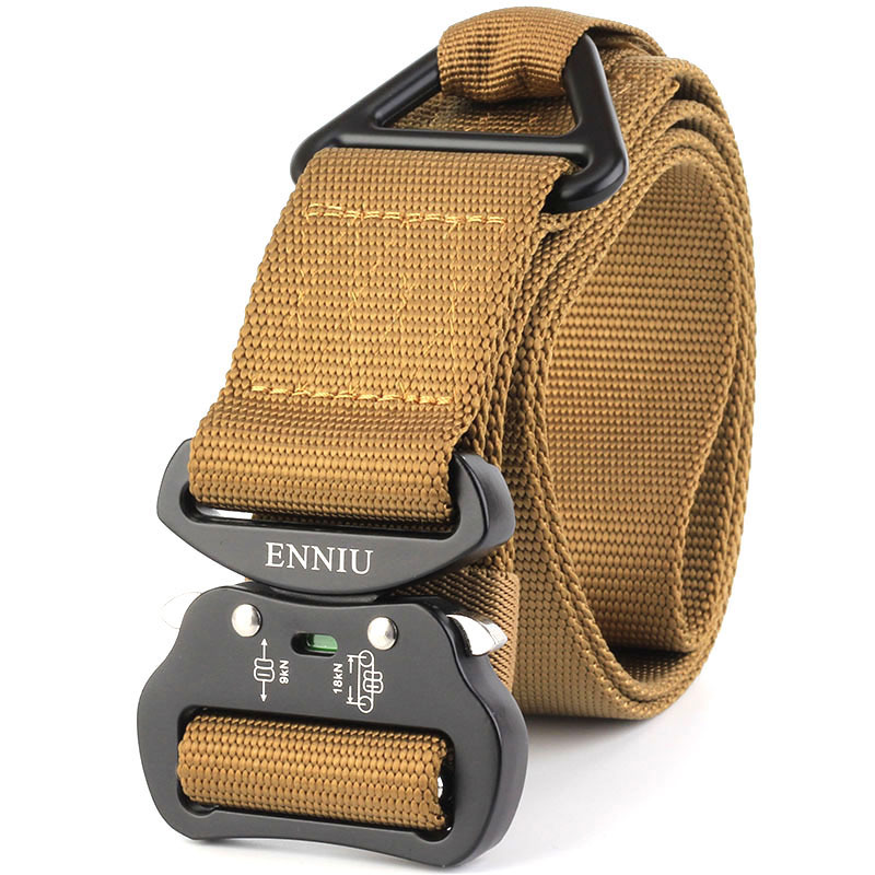 Aviation Aluminium Buckle 4.3 Bead Rescue Drop Safety Nylon Waistband Men&#039;s Outdoor Tactics Military Training Belt
