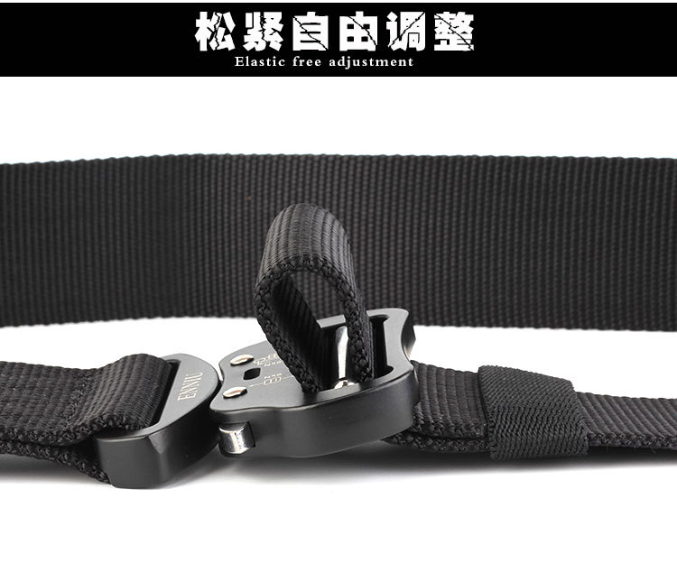Aviation Aluminium Buckle 4.3 Bead Rescue Drop Safety Nylon Waistband Men's Outdoor Tactics Military Training Belt