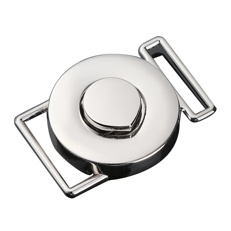 Round Alloy Buckle Zinc Alloy Metal Clothing Shoes Backpack Schoolbag Safety Adjustable Buckle Factory Wholesale