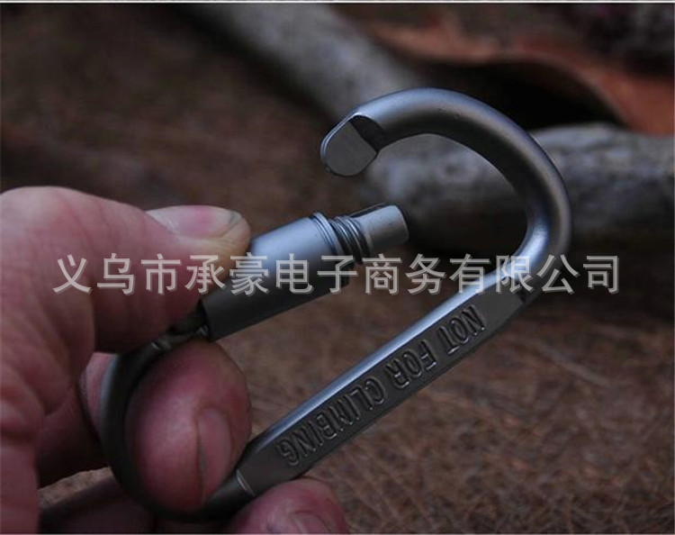 Professional alloy mountaineering outdoor safety fastener mountaineering buckle spot batch