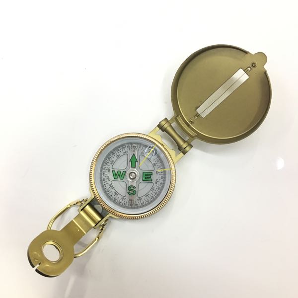 DC45-2 yellow aluminum outdoor multifunctional compass compass