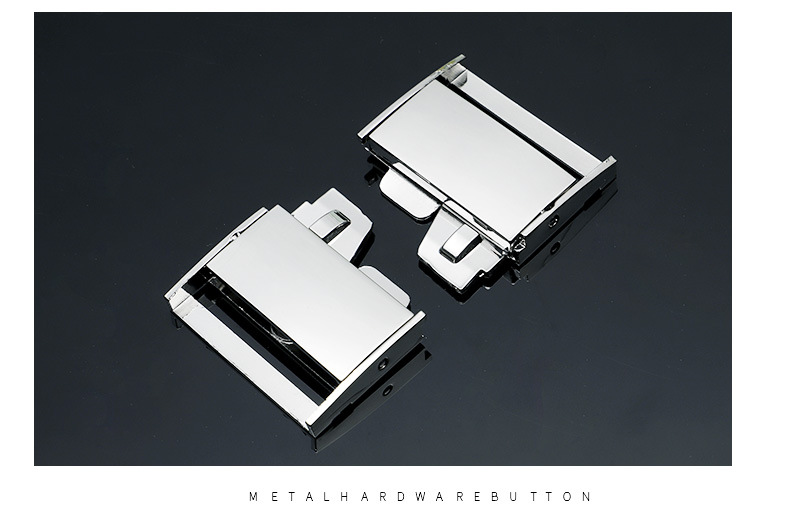 All-Metal Safety Plug Zinc Alloy Ribbon Thin Square Buckle Hardware Buckle Factory Wholesale