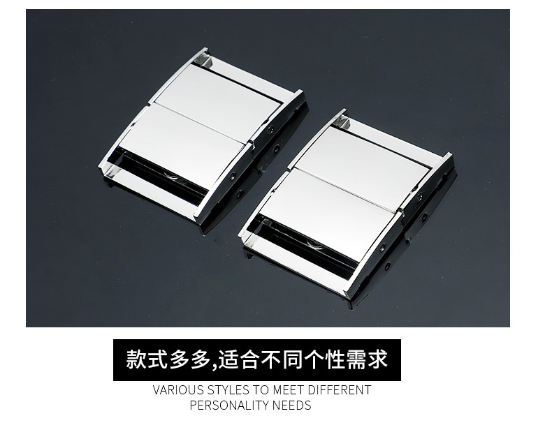 All-Metal Safety Plug Zinc Alloy Ribbon Thin Square Buckle Hardware Buckle Factory Wholesale