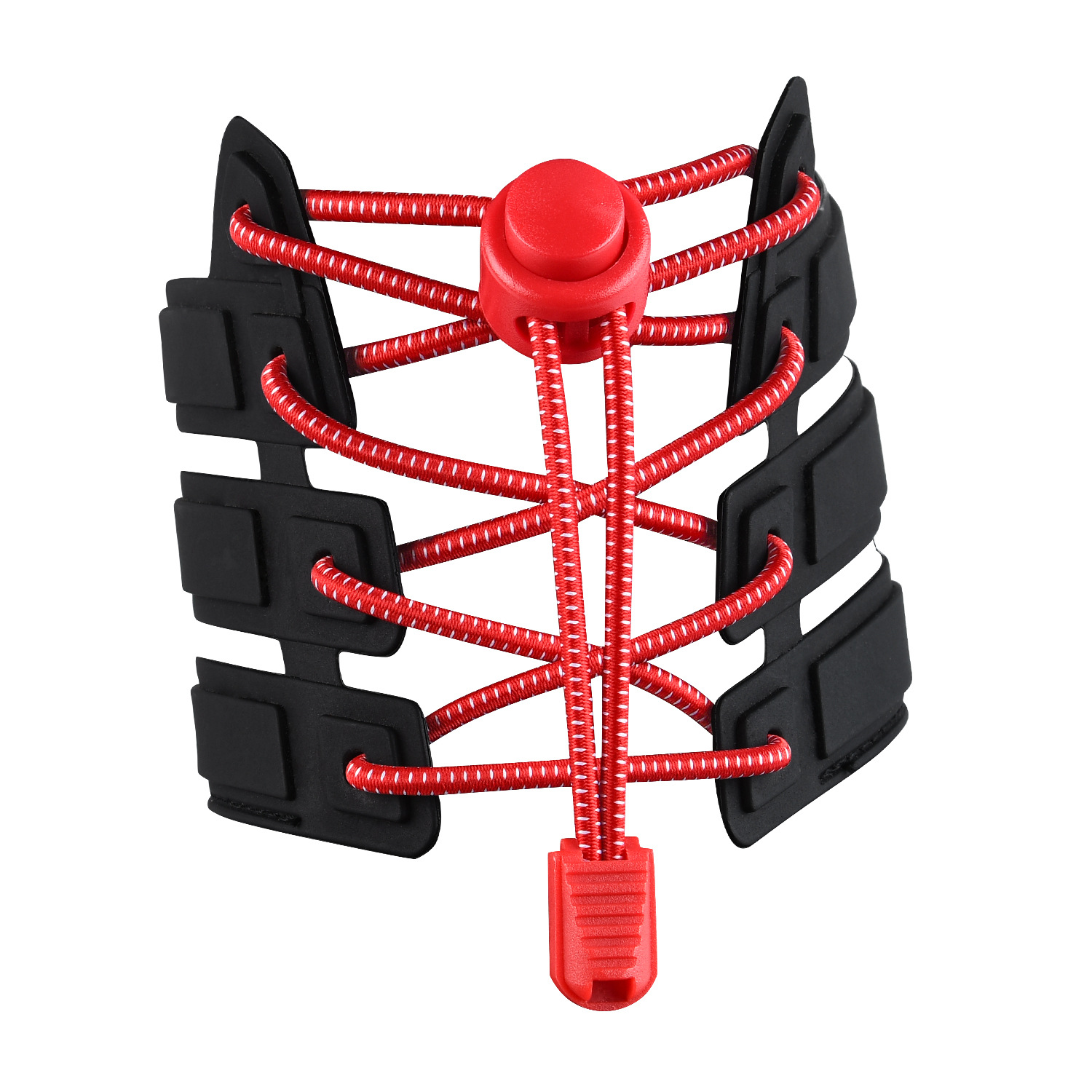 Factory Direct Sales Shoelace for Lazy People Children&#039;s Safety Free Shoelace Buckle White Dots Elastic String Athletic Shoe Laces