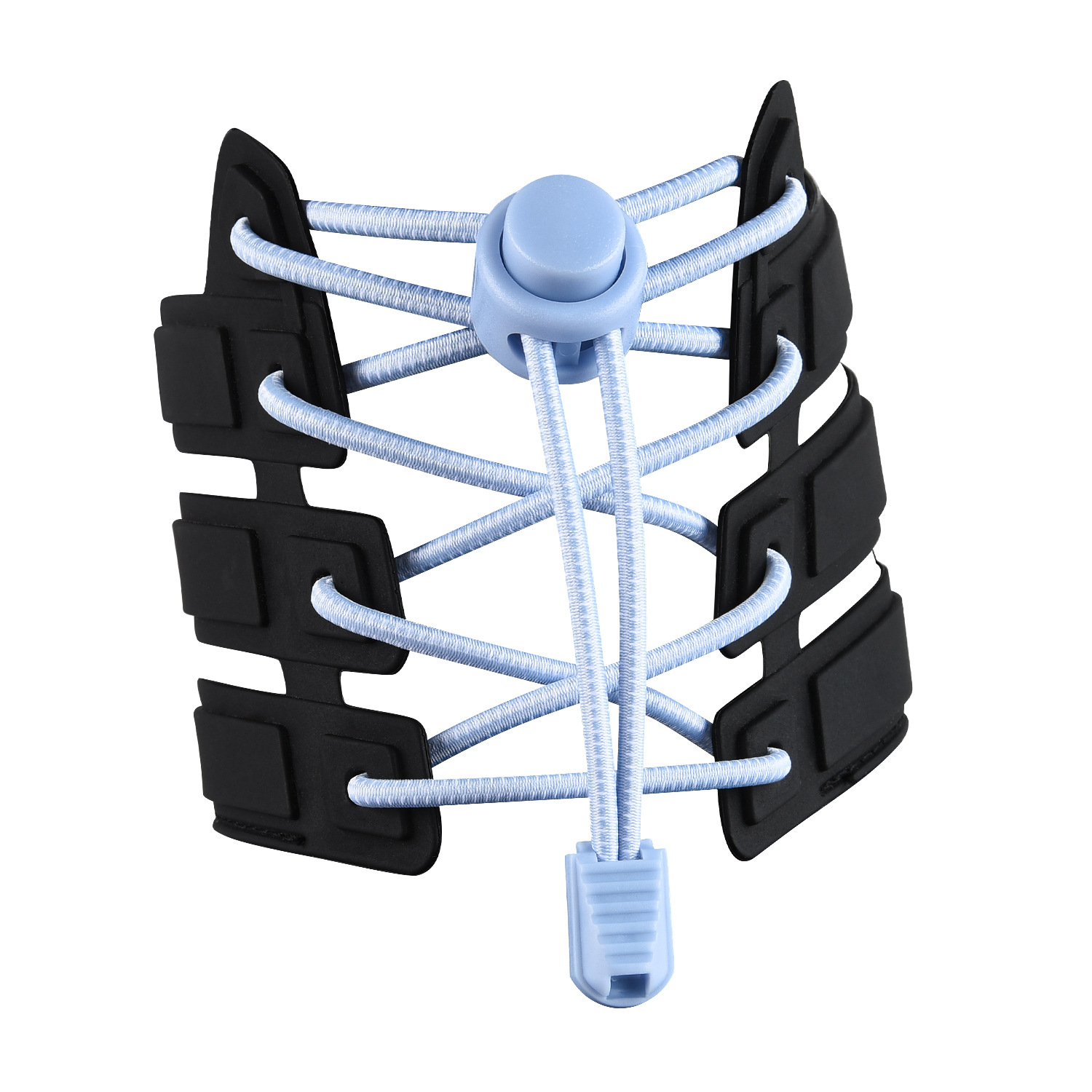Factory Direct Sales Shoelace for Lazy People Children's Safety Free Shoelace Buckle White Dots Elastic String Athletic Shoe Laces
