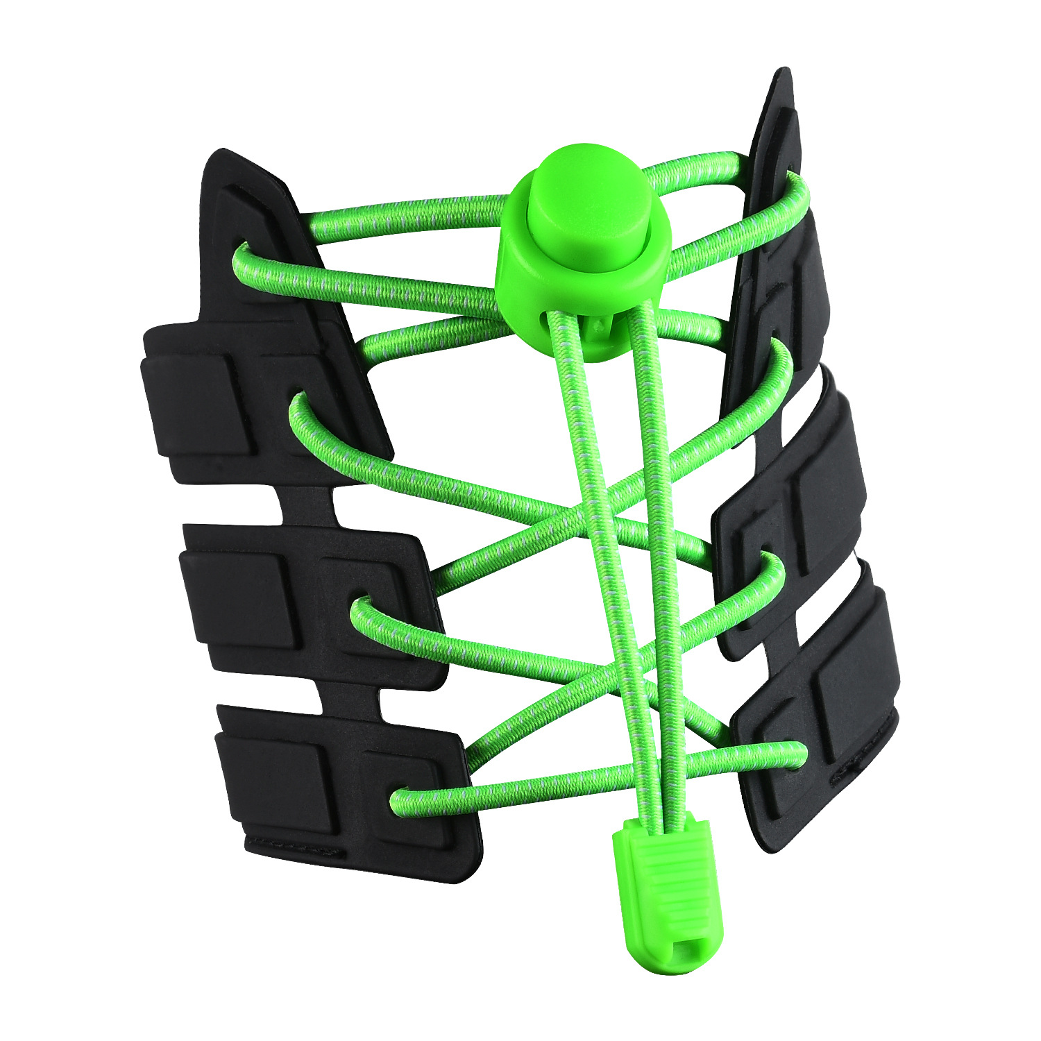 Factory Direct Sales Shoelace for Lazy People Children's Safety Free Shoelace Buckle White Dots Elastic String Athletic Shoe Laces