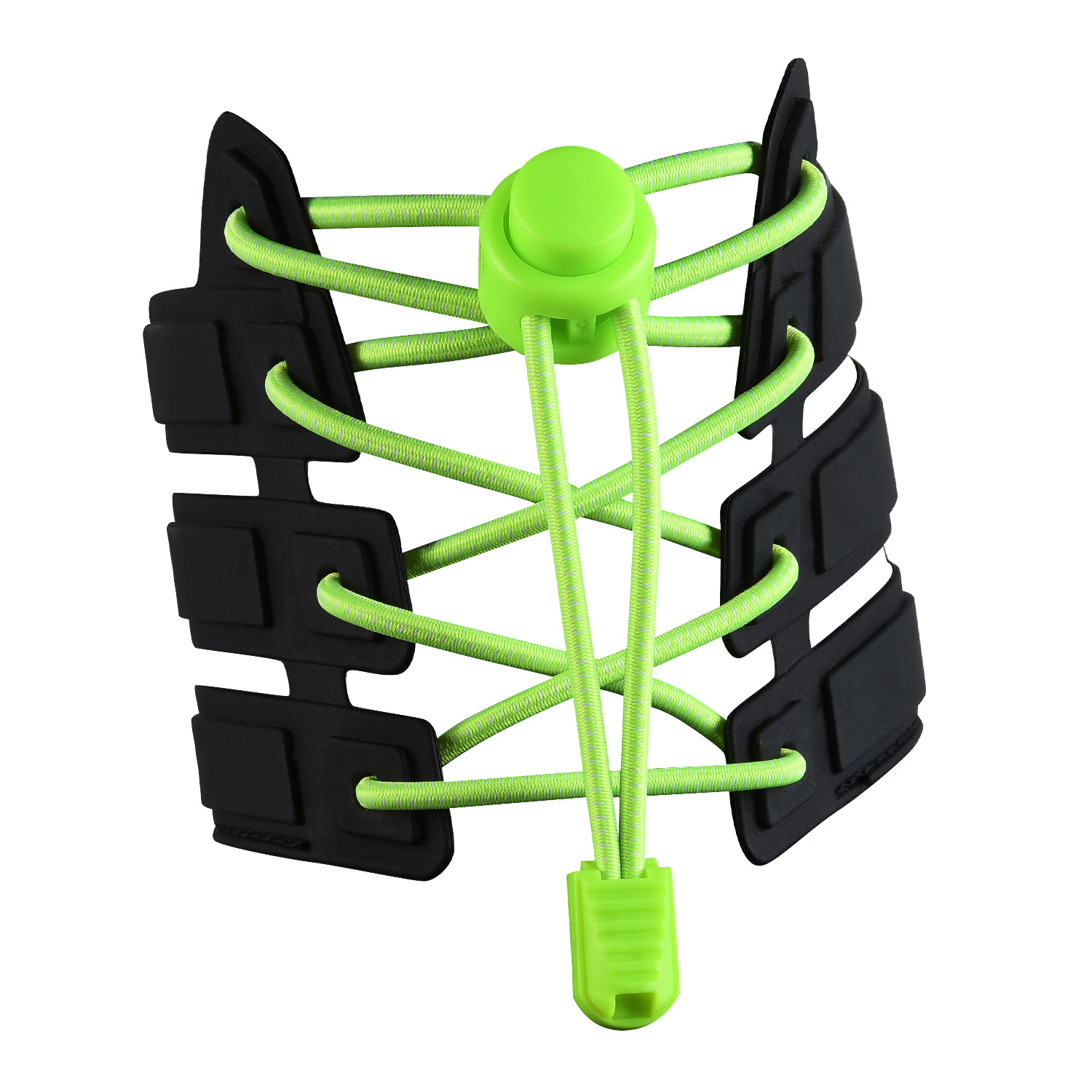 Factory Direct Sales Shoelace for Lazy People Children's Safety Free Shoelace Buckle White Dots Elastic String Athletic Shoe Laces