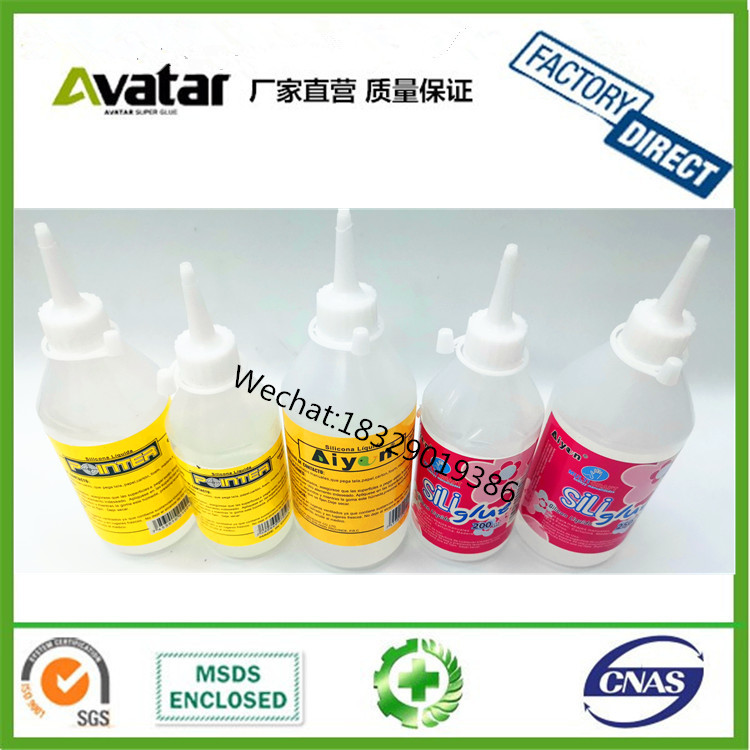 AIYON POINTER plastic bottle Clear silicone liquid stationery glue diy glue sili glue