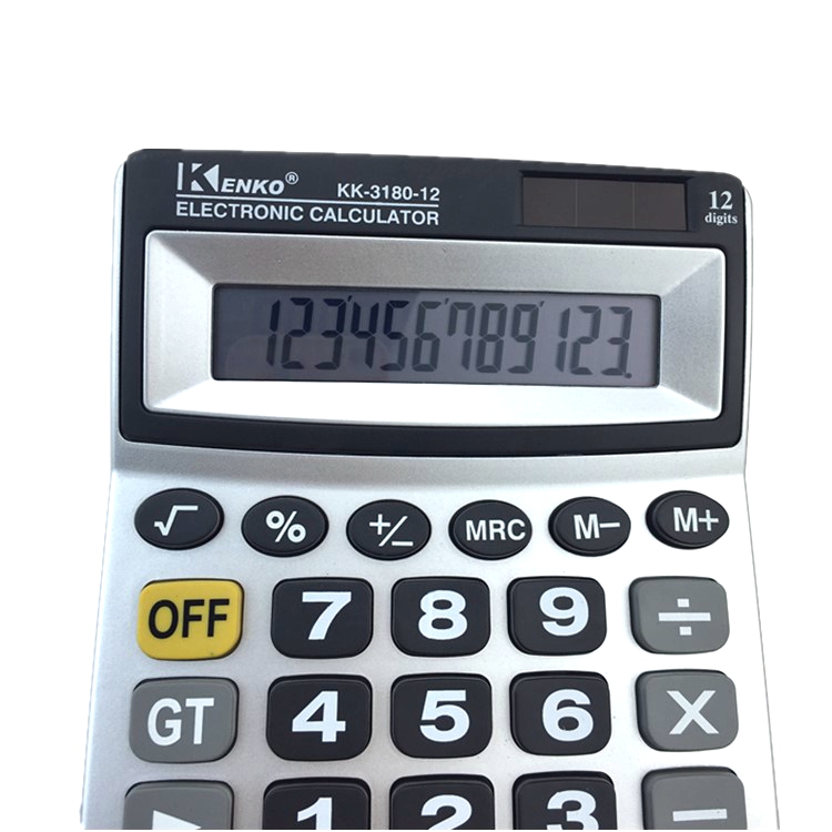 Jiayi Brand Kk3180-12 Desk Calculator