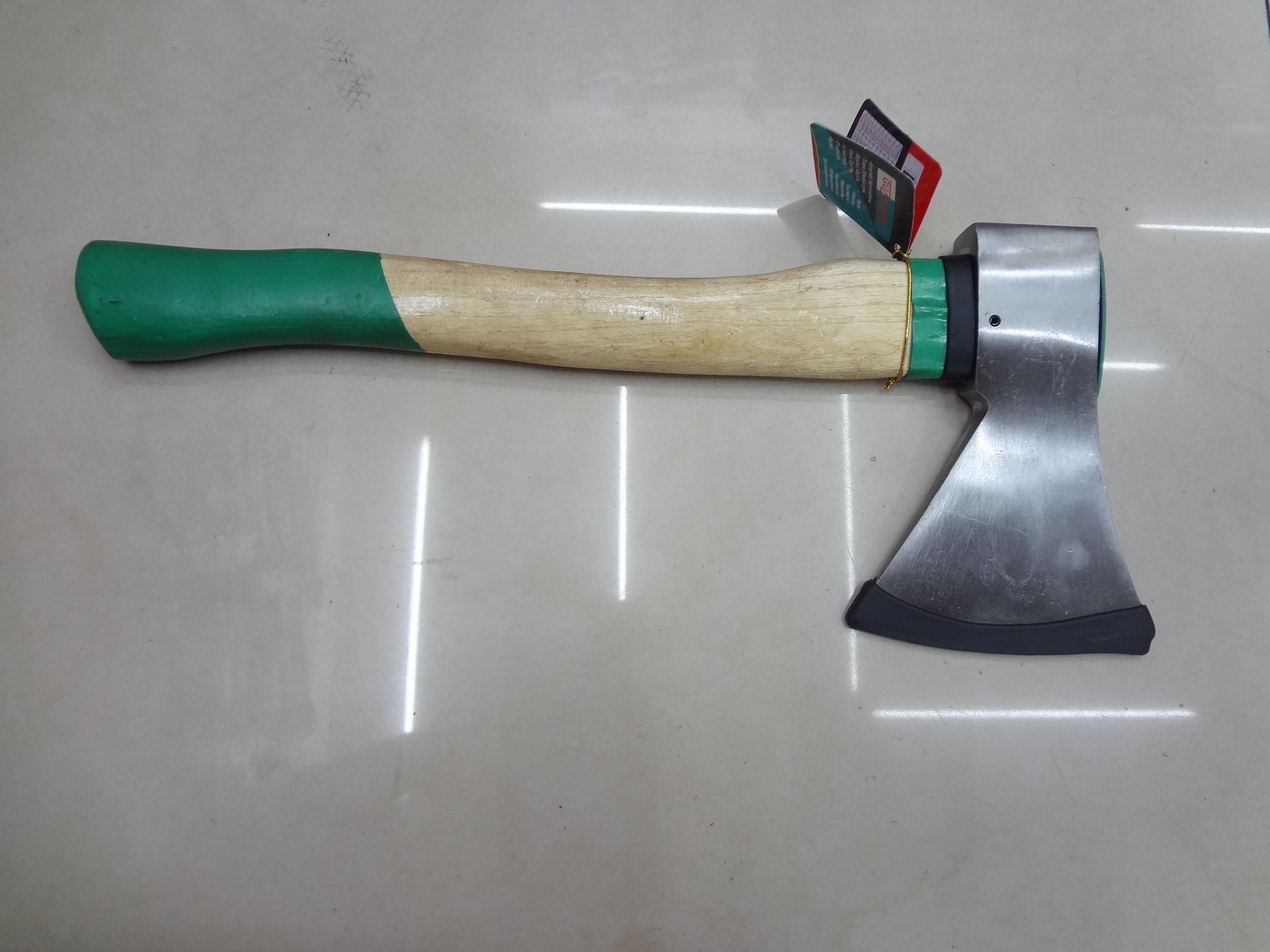 Axe Shandong Axe 1/3 Green Paint Double Safety Buckle Axe