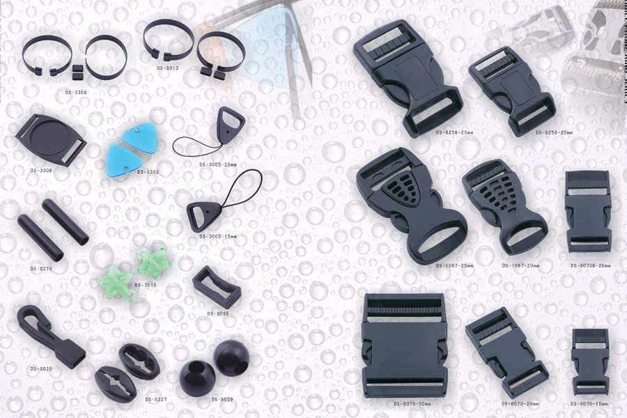 of Various Plastic Safety Buckle Plastic Rope Connecting Buckle Snap Fastener Male and Female Buckle Connecting Buckle
