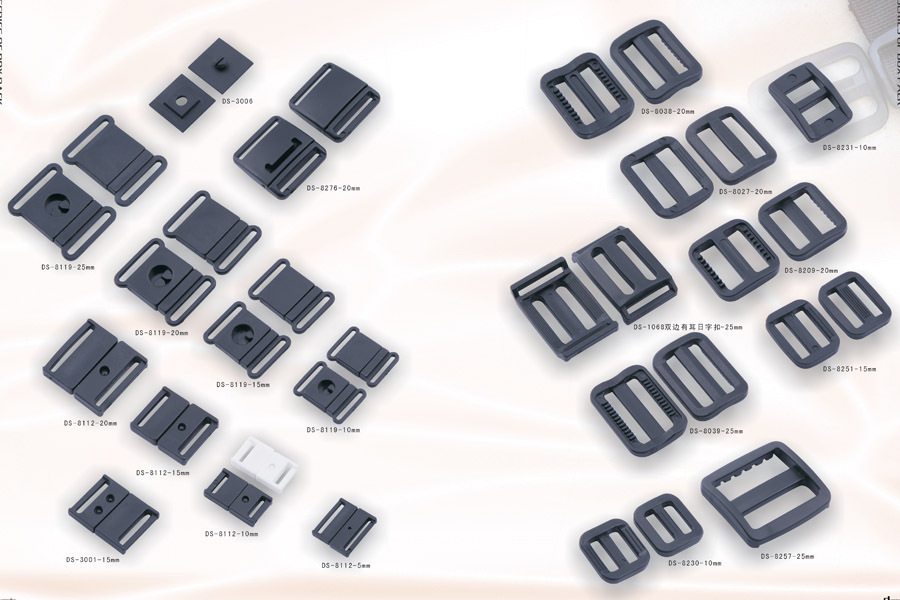 of Various Plastic Safety Buckle Plastic Rope Connecting Buckle Snap Fastener Male and Female Buckle Connecting Buckle