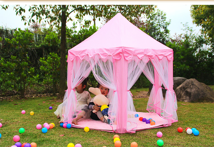 Hexagonal Princess Tent Crawling Mat Plush Mat Viscose Fiber Mat Coral Mat AE Children Tent Mat Coral Velvet round