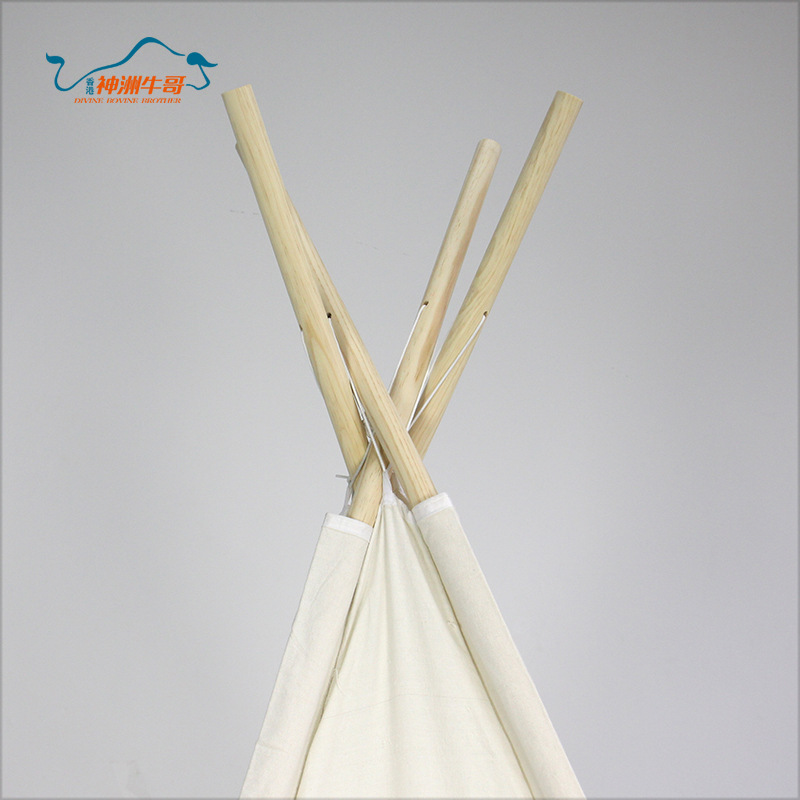 Shenzhou Niuge Factory Customized Wholesale Outdoor Camping with Windows Children&#039;s Wooden Stick Tent Dew Camp SZ-T048